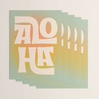 Aloha - Modern Art Print Wrapping Paper Gallery Image 3