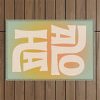 Aloha - Modern Art Print Outdoor Rug Gallery Image 1