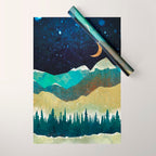 Snowy Night Wrapping Paper Gallery Image 1