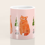 Christmas fox - illustration Coffee Mug Gallery Image 4