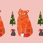 Christmas fox - illustration Coffee Mug Gallery Image 2