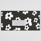 Black garden Desk Mat Gallery Image 1