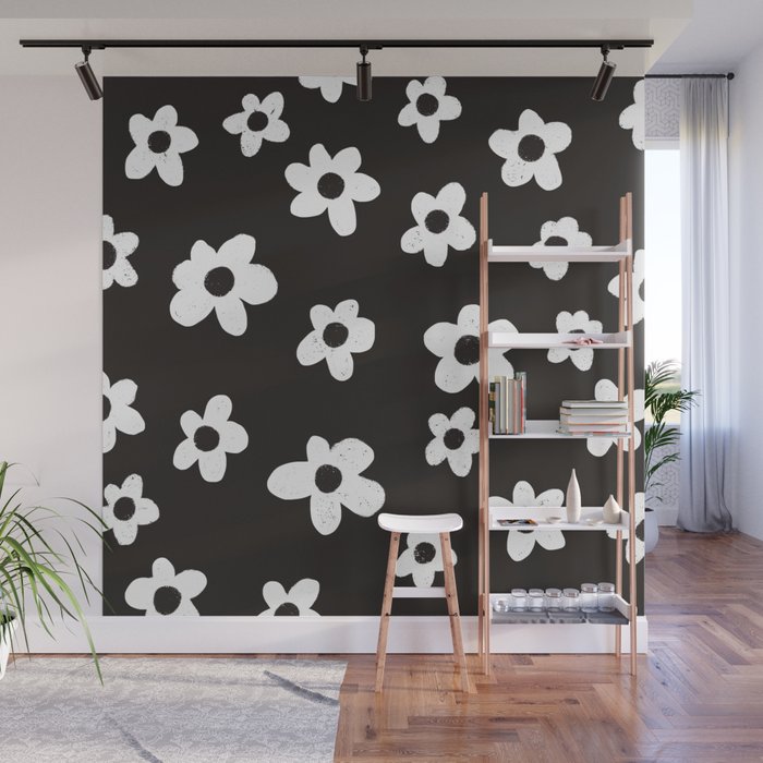 Black garden Wall Mural Gallery Image 1