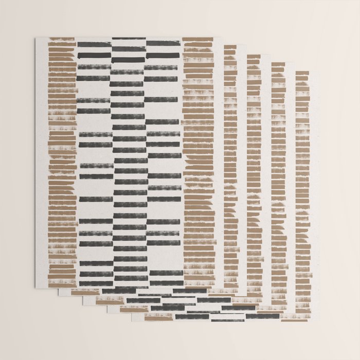 Rustic Organic Pattern Wrapping Paper Gallery Image 3