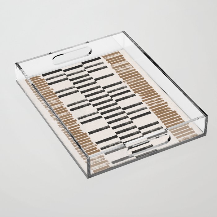 Rustic Organic Pattern Acrylic Tray Gallery Image 1