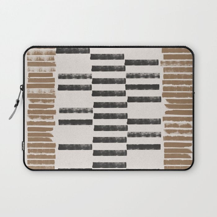 Rustic Organic Pattern Laptop Sleeve Gallery Image 1