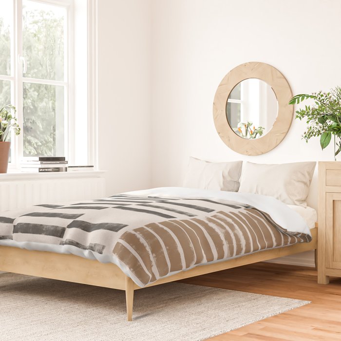 Rustic Organic Pattern Duvet Cover Gallery Image 2