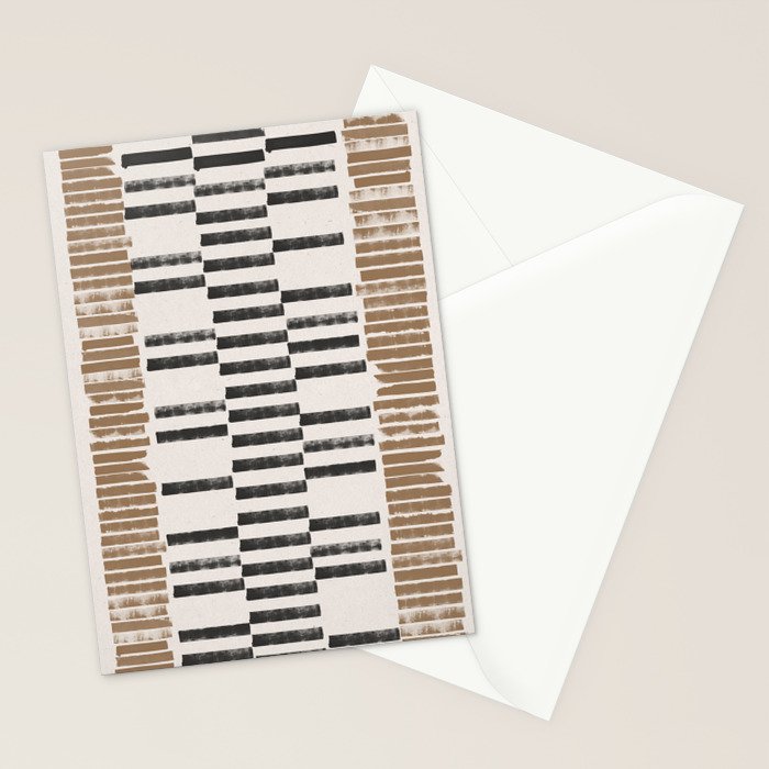 Rustic Organic Pattern Stationery Card Gallery Image 2