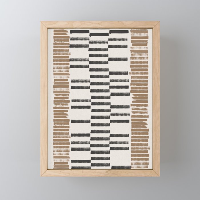 Rustic Organic Pattern Mini Art Print Gallery Image 1