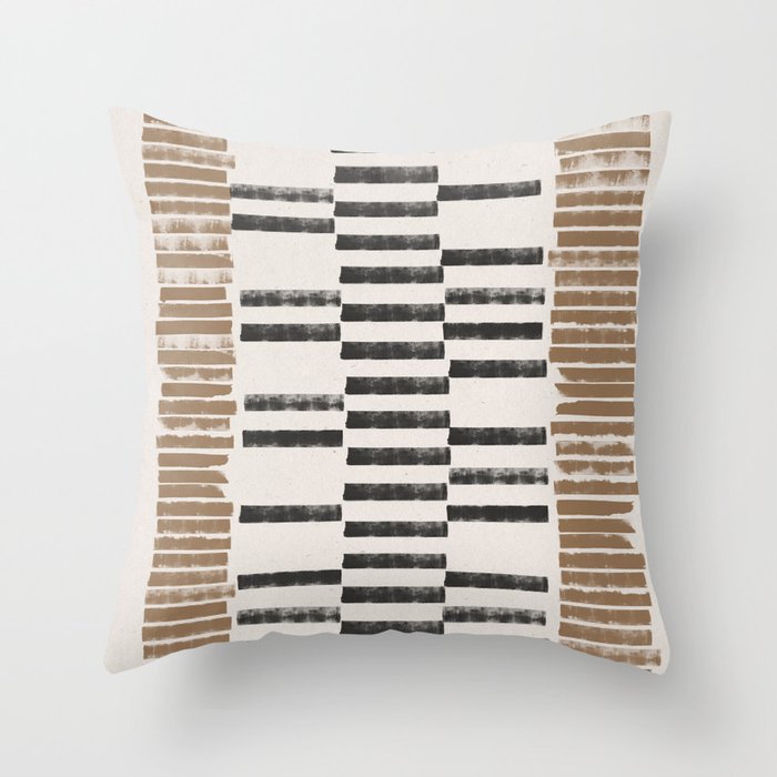 Rustic Organic Pattern Throw Pillow Gallery Image 6