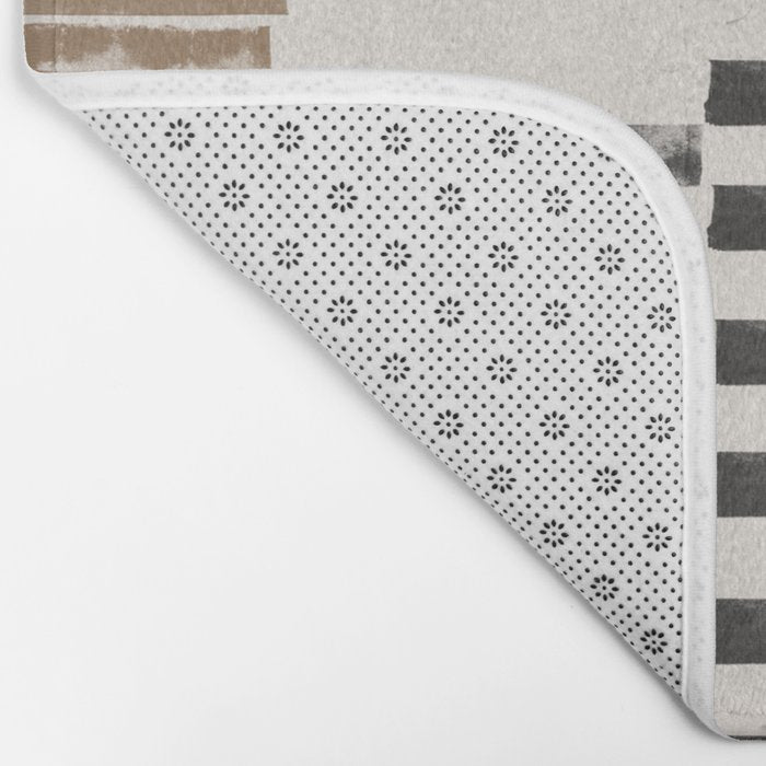 Rustic Organic Pattern Bath Mat Gallery Image 2