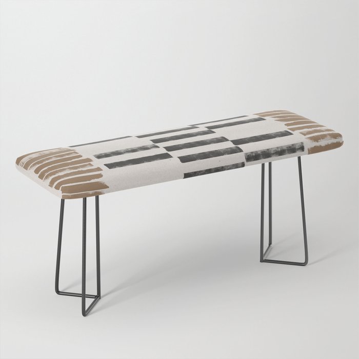 Rustic Organic Pattern Bench Gallery Image 1