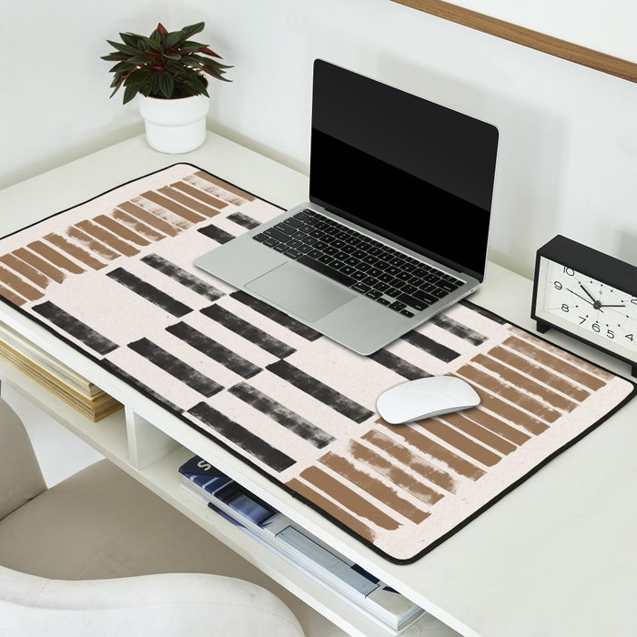 Rustic Organic Pattern Desk Mat Gallery Image 2