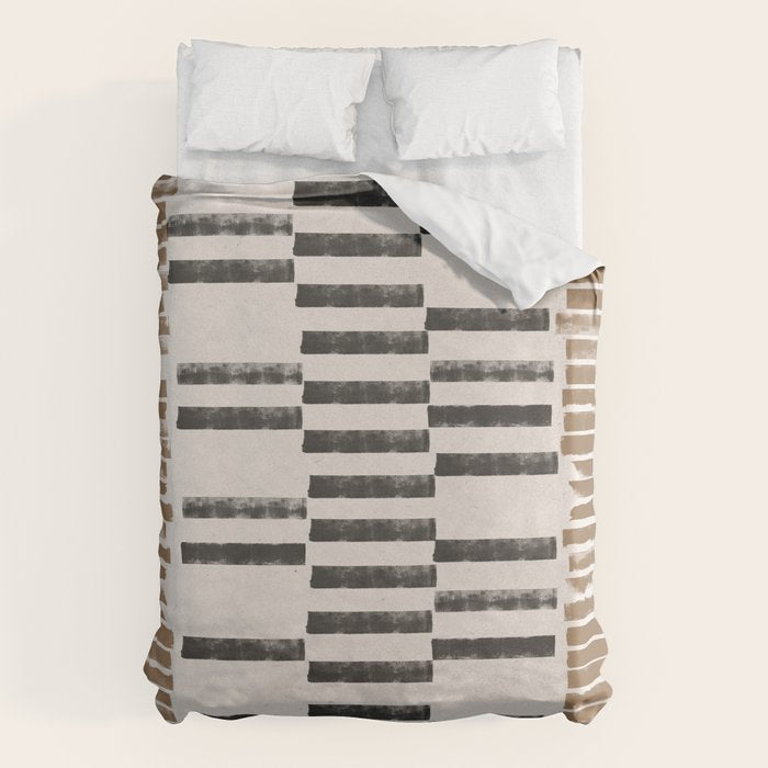Rustic Organic Pattern Duvet Cover Gallery Image 1
