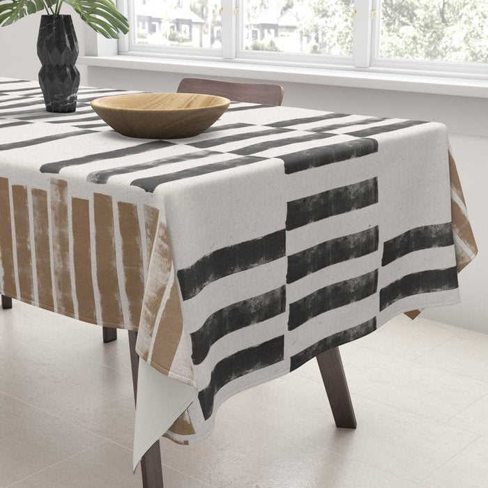 Rustic Organic Pattern Tablecloth Gallery Image 3