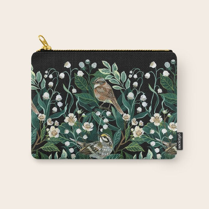 Lily of The Valley Carry All Pouch Gallery Image 1