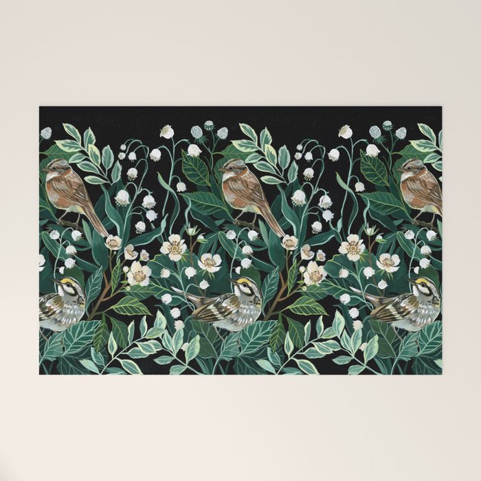 Lily of The Valley Welcome Mat Gallery Image 1