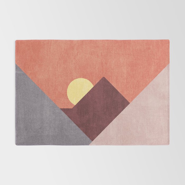 LANDSHAPES / Mountains - Sunset Rug Gallery Image 2