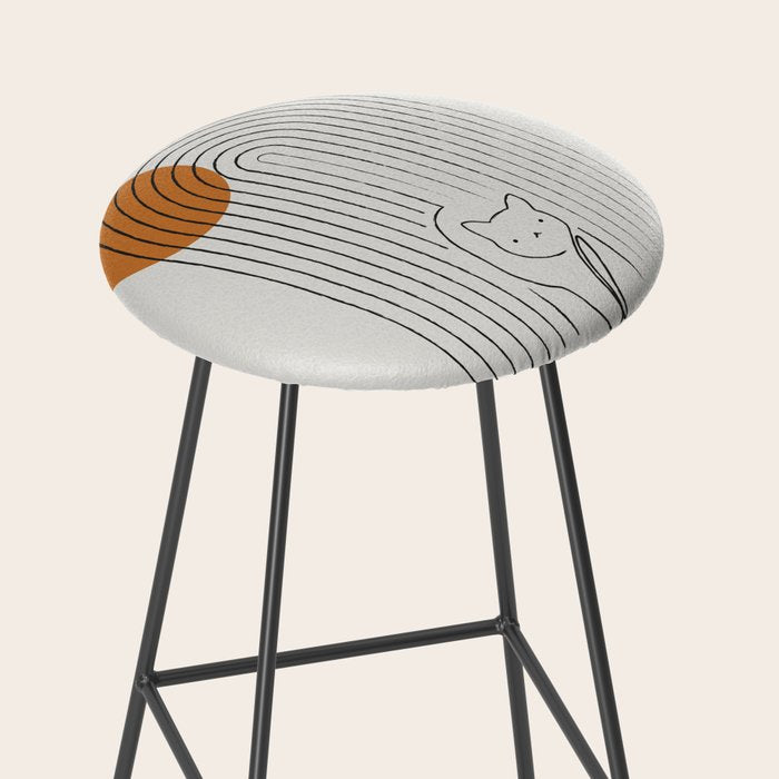 Cat Landscape 154 Stool Gallery Image 2