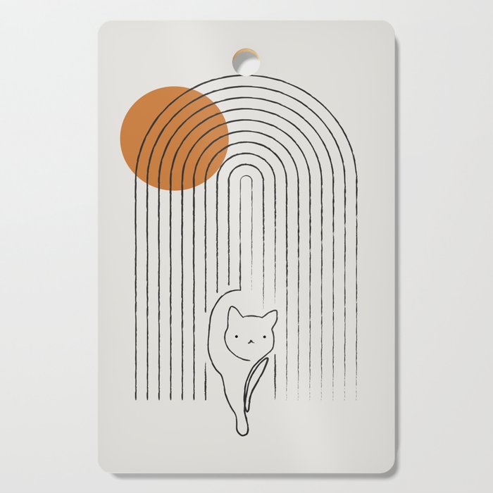 Cat Landscape 154 Cutting Board Gallery Image 1