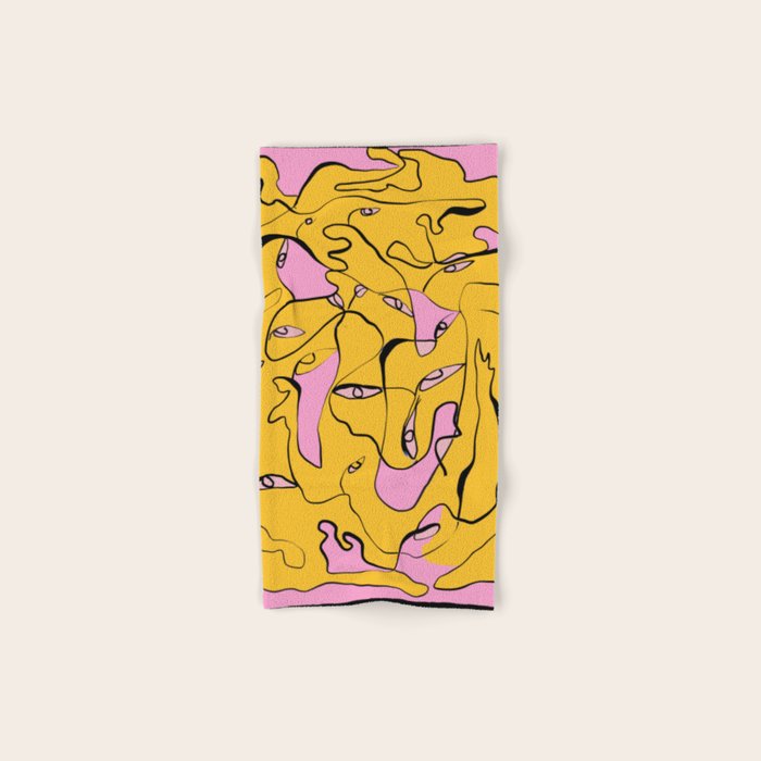 Abstract Figures 3 Bath Towel Gallery Image 1
