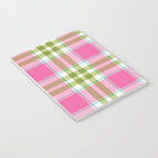 Pink Green Madras Plaid Notebook Gallery Image 3