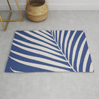 Indigo Palm Minimal Botanical Rug Gallery Image 1