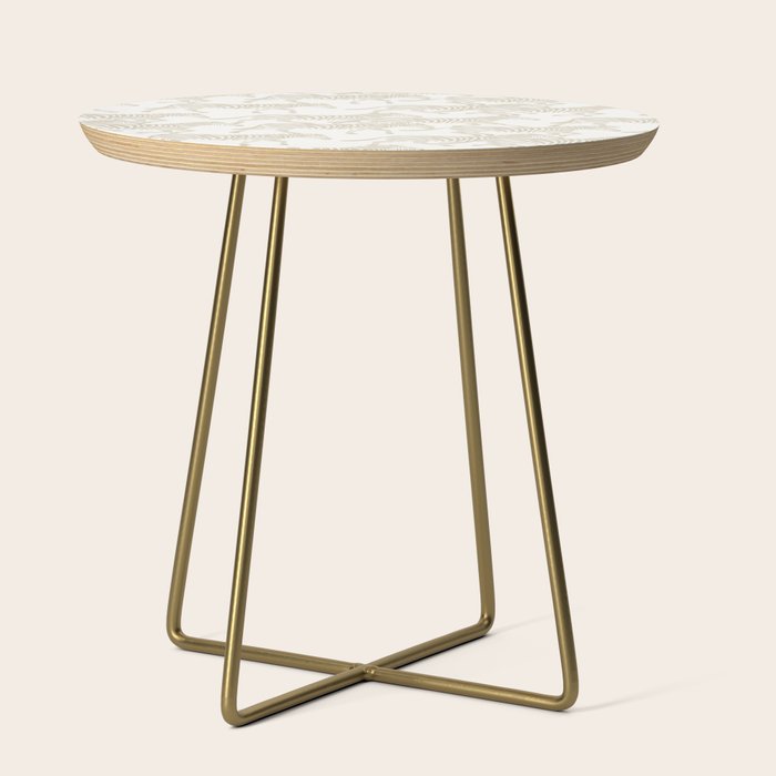 Zebras in tan Side Table Gallery Image 1
