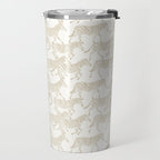 Zebras in tan Travel Mug Gallery Image 2