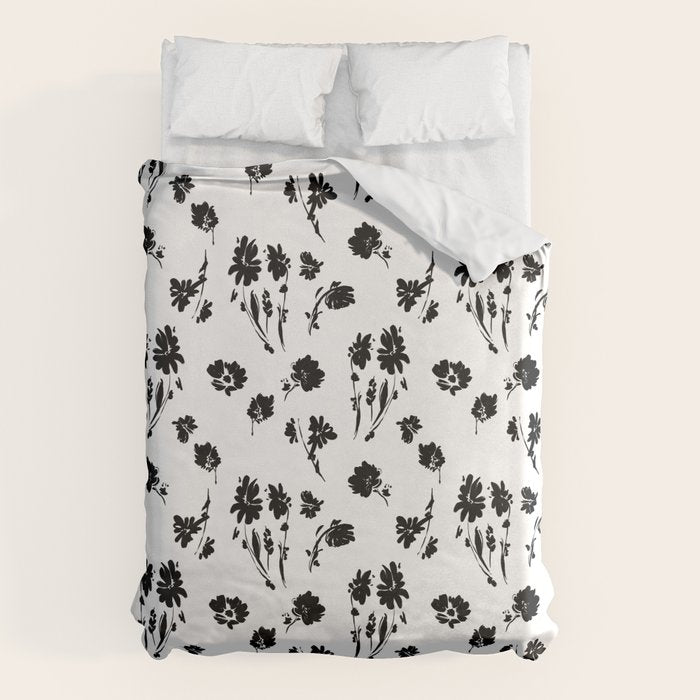 Brushstrokes meadow flowers BN Duvet Cover Gallery Image 6