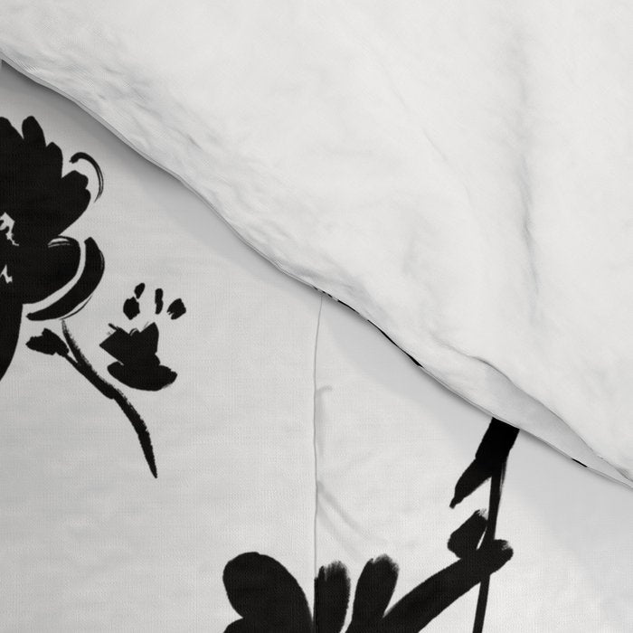 Brushstrokes meadow flowers BN Comforter Gallery Image 4