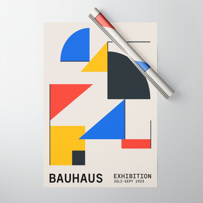 BAUHAUS 05: Exhibition 1923 | Mid Century Series  Wrapping Paper Gallery Image 1
