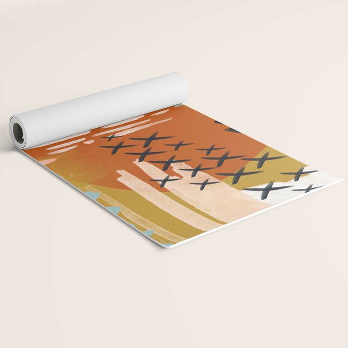 Fall season Yoga Mat Gallery Image 2