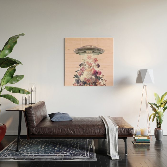 UFO Wood Wall Art Gallery Image 2