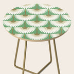 art deco cranes green Side Table Gallery Image 2