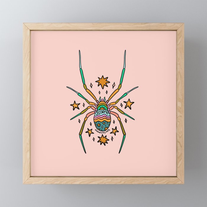 Scorpio Spider Mini Art Print Gallery Image 1