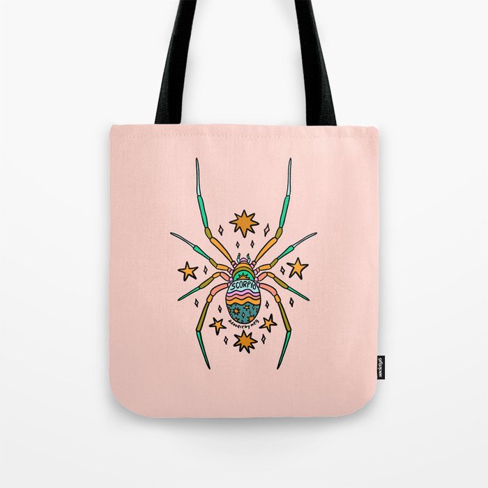 Scorpio Spider Tote Bag Gallery Image 1