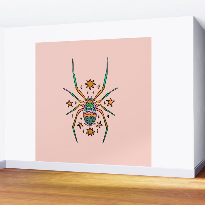 Scorpio Spider Wall Mural Gallery Image 2