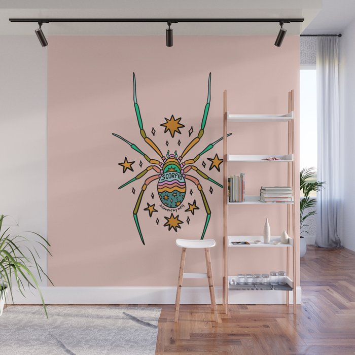 Scorpio Spider Wall Mural Gallery Image 1