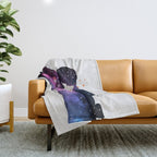 The first love. Throw Blanket Gallery Image 1