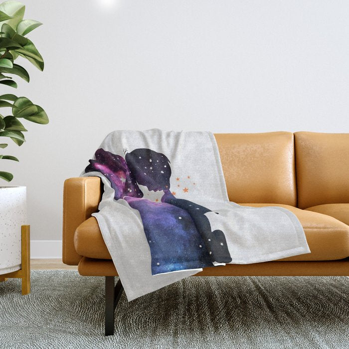 The first love. Throw Blanket Gallery Image 1