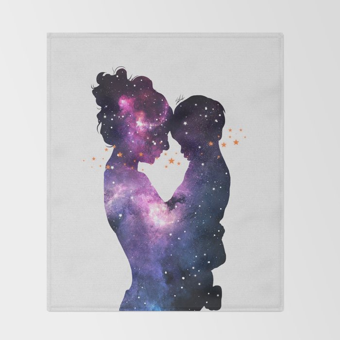 The first love. Throw Blanket Gallery Image 2