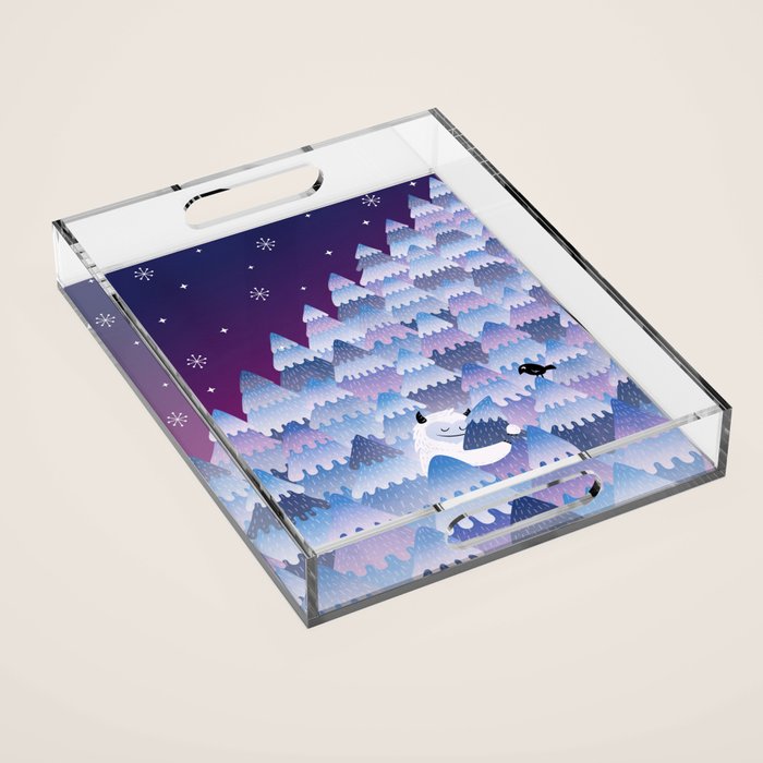 Tree Hugger (Night Version) Acrylic Tray Gallery Image 1