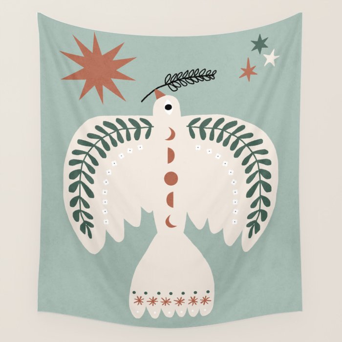 Peace Wall Tapestry Gallery Image 1