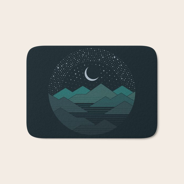 Between The Mountains And The Stars Bath Mat Gallery Image 1
