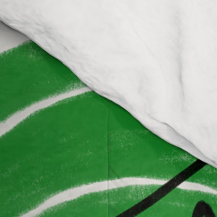 Monstera Comforter Gallery Image 4