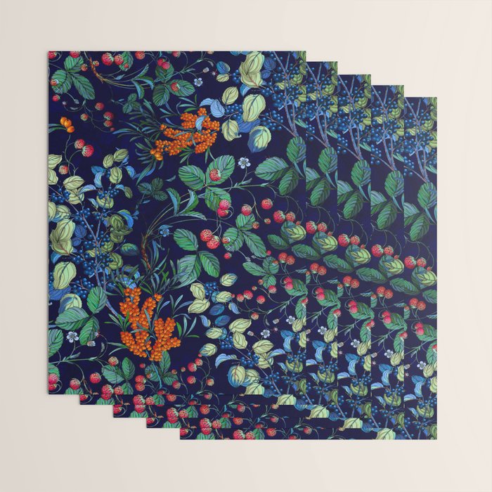 Midnight Harvest Wrapping Paper Gallery Image 3