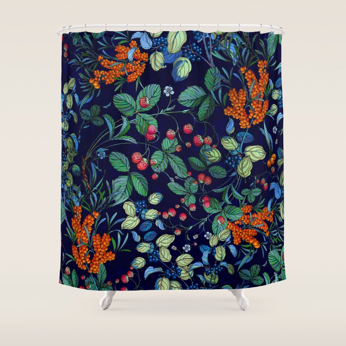 Midnight Harvest Shower Curtain Gallery Image 1
