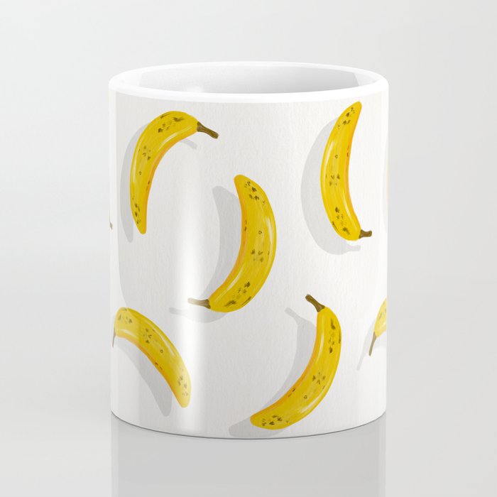 Banana Pattern - White Coffee Mug Gallery Image 4