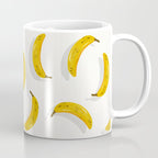 Banana Pattern - White Coffee Mug Gallery Image 1